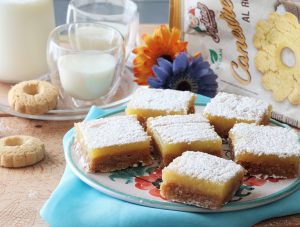 Lemon bars senza glutine - La Cassata Celiaca
