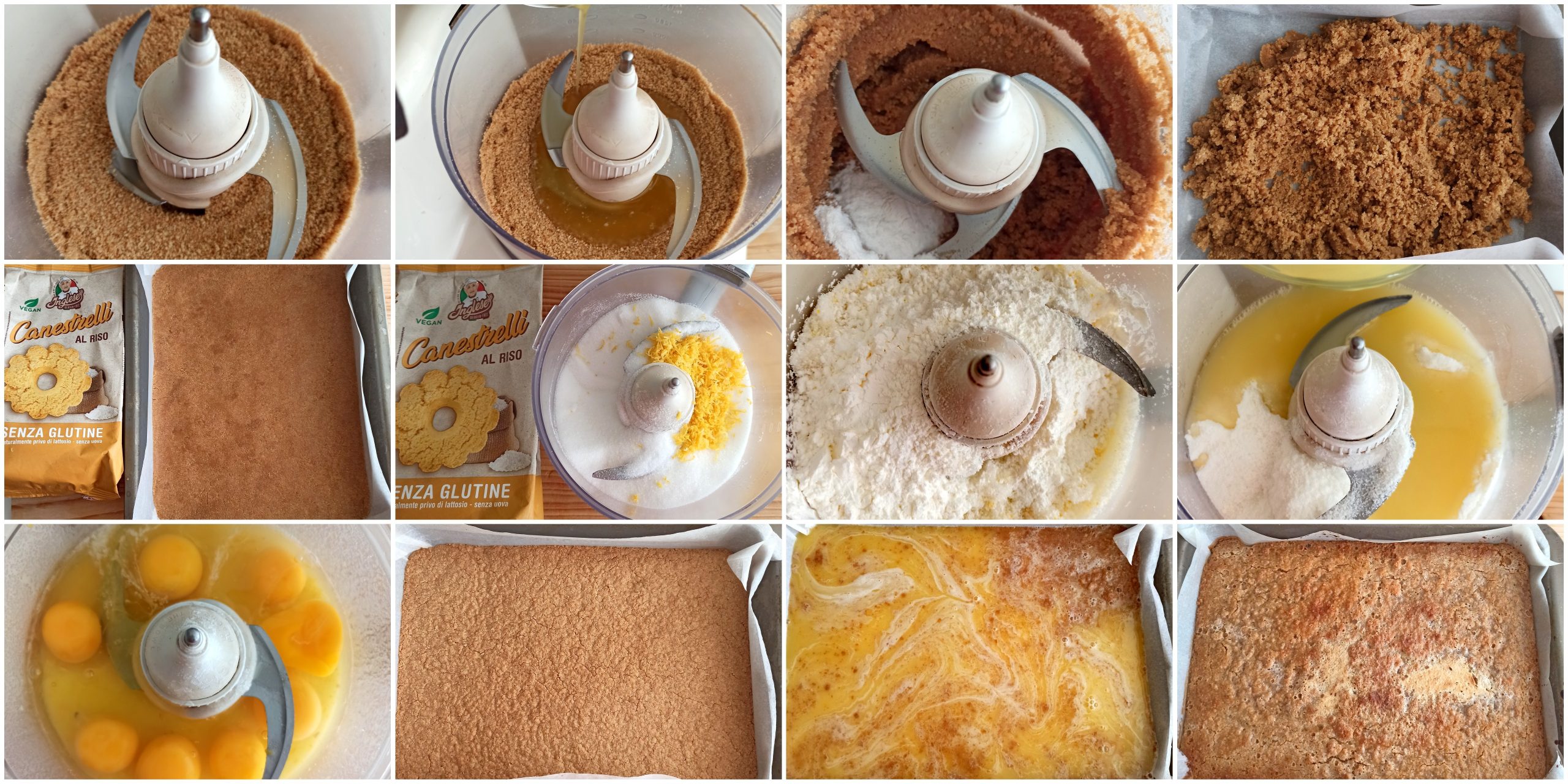 Lemon bars senza glutine - La Cassata Celiaca
