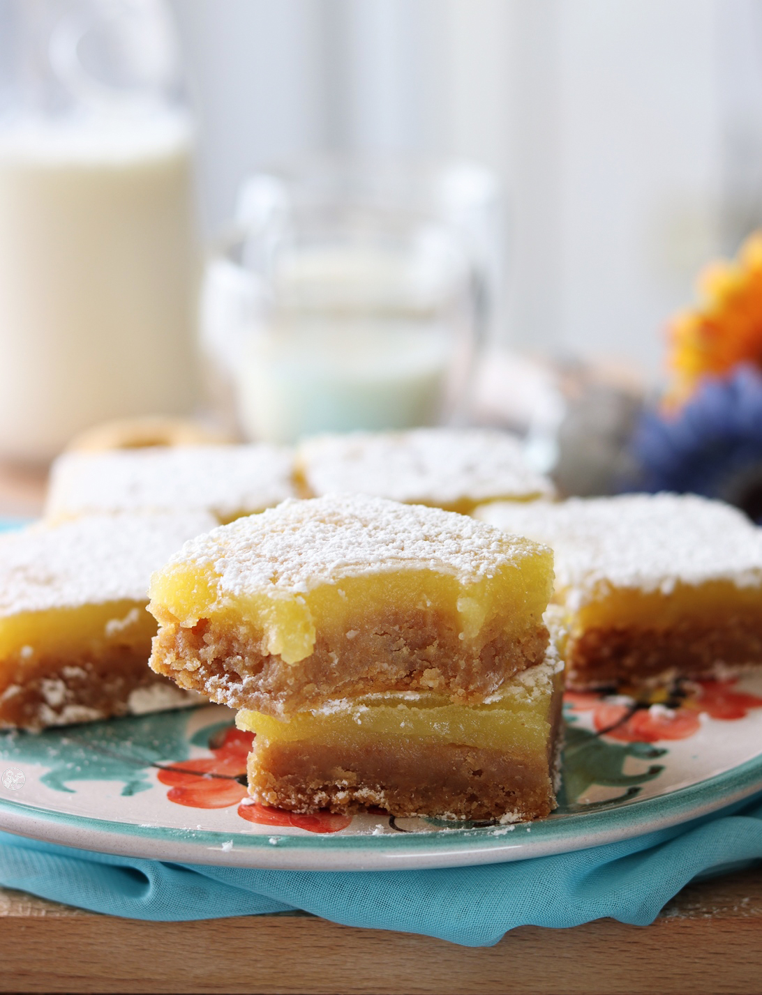 Lemon bars senza glutine - La Cassata Celiaca