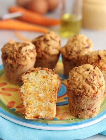 Muffins salés aux carottes sans gluten - La Cassata Celiaca