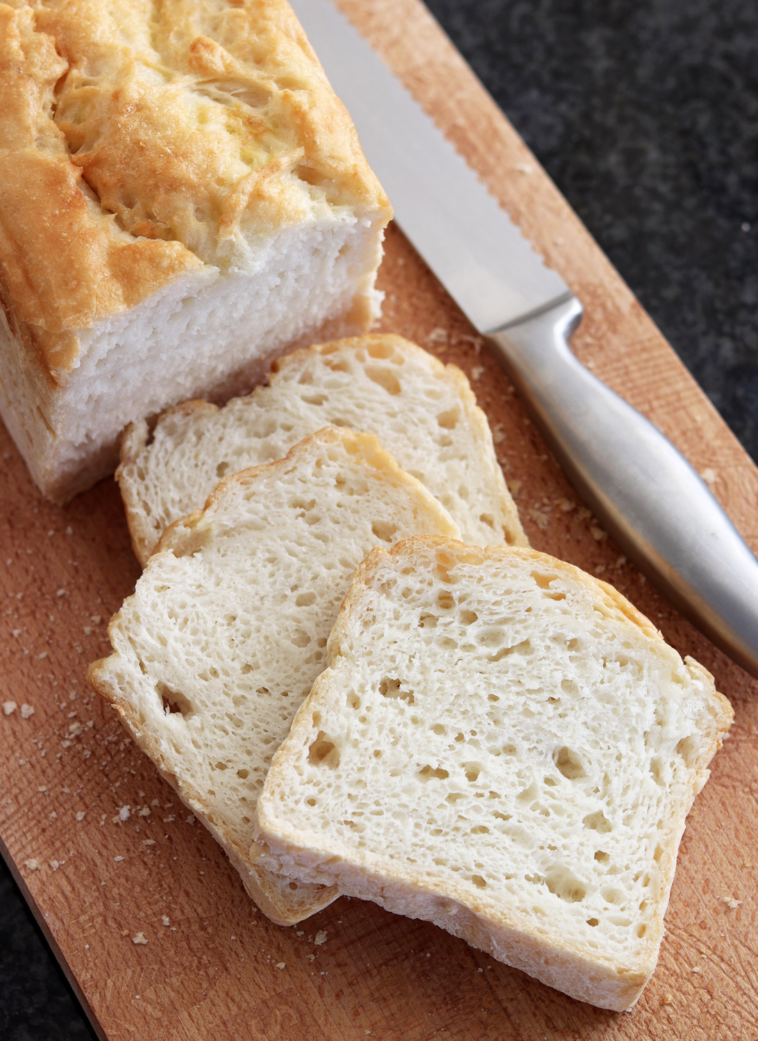 Pain de mie sans gluten et sans mix du commerce - La Cassata Celiaca