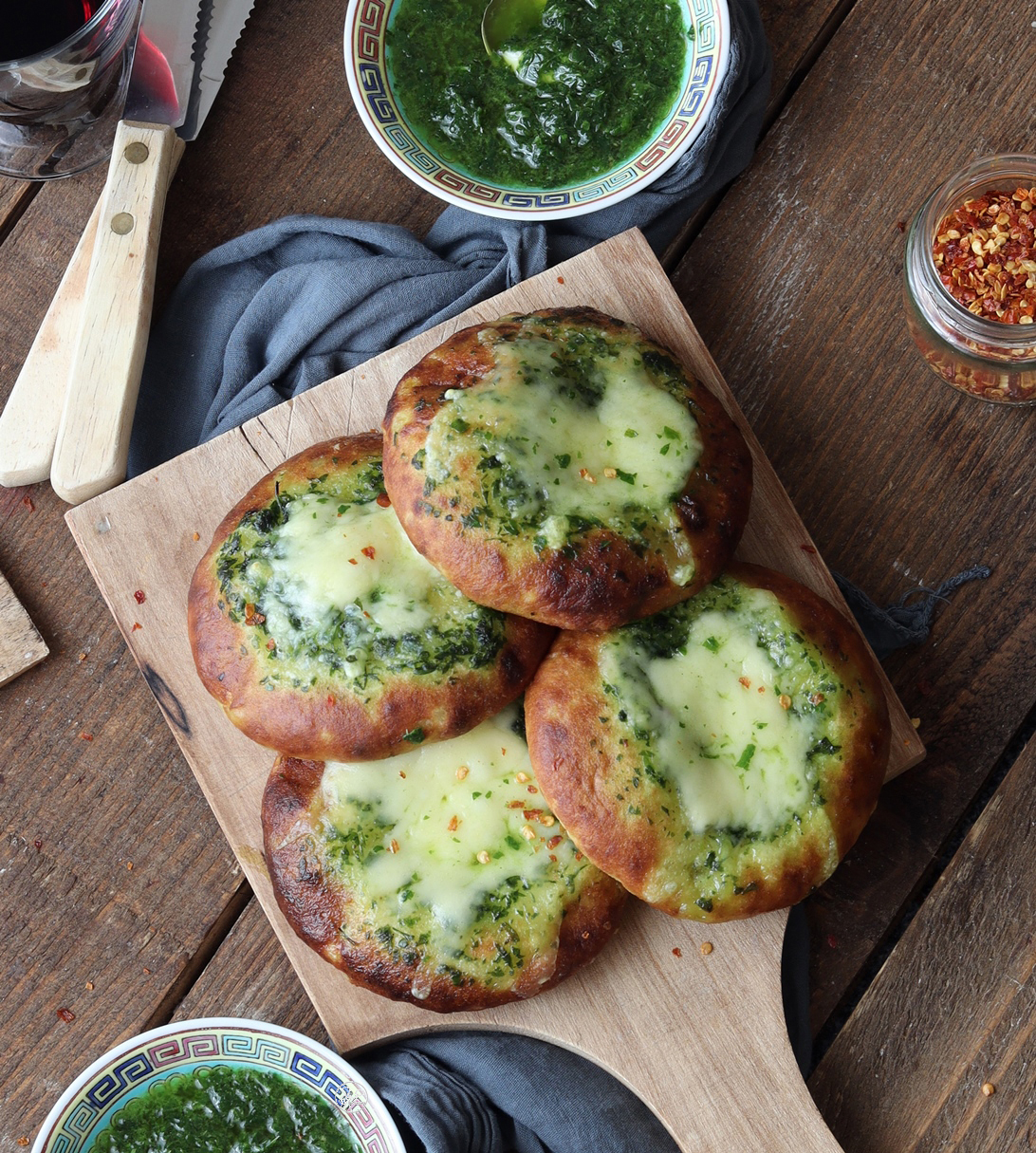 Pain aux pommes de terre et sauce verte sans gluten - La Cassata Celiaca