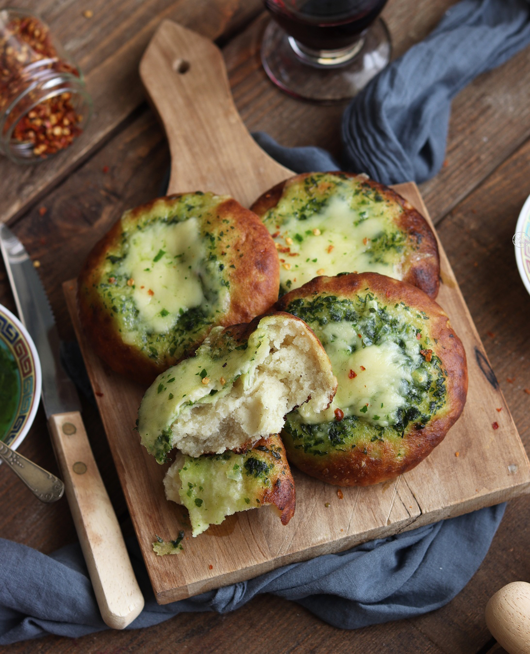 Pain aux pommes de terre et sauce verte sans gluten - La Cassata Celiaca Pain aux pommes de terre et sauce verte sans gluten - La Cassata Celiaca