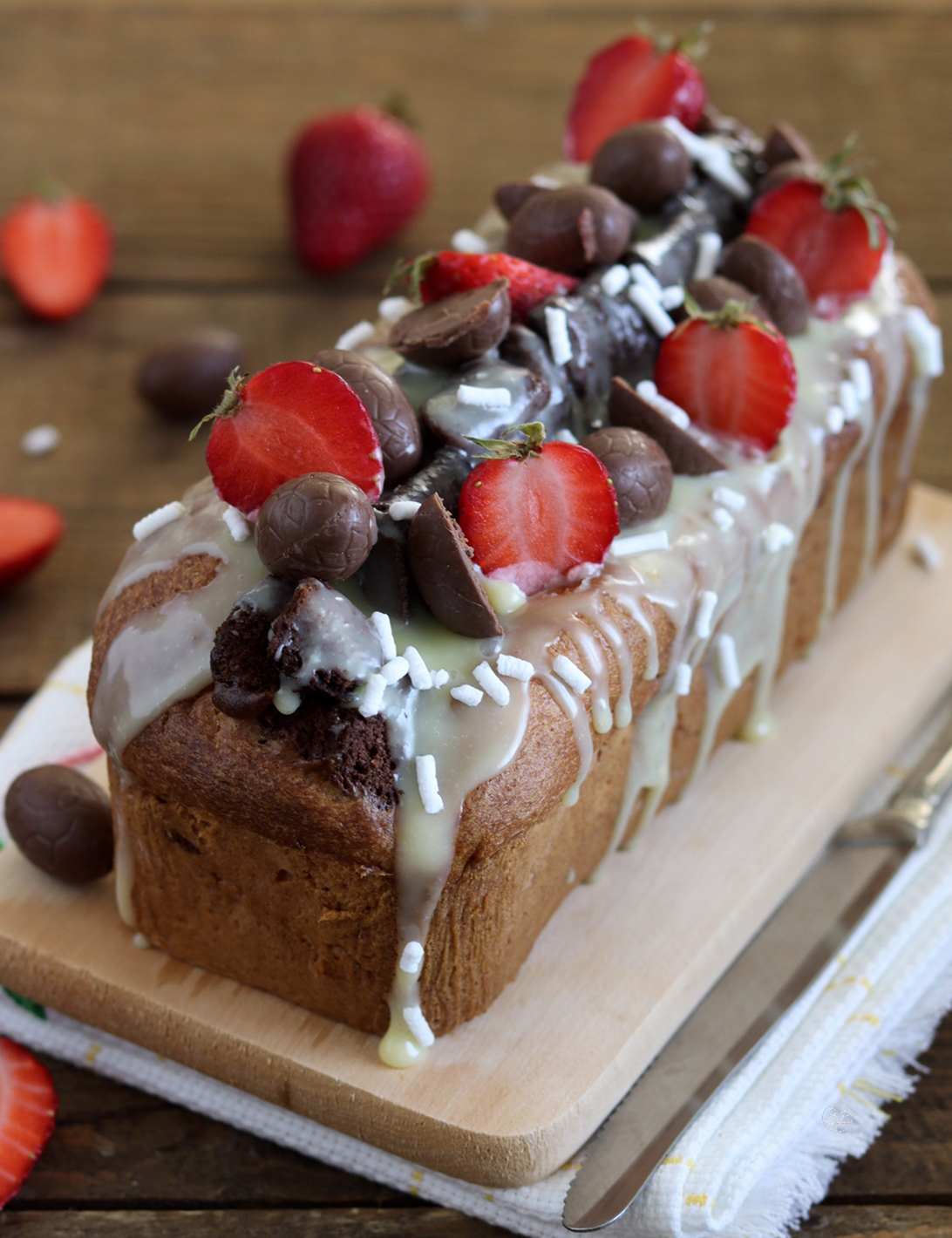 Plumcake con sorpresa senza glutine con Miscela Oro Dolci - La Cassata Celiaca Plumcake con sorpresa senza glutine con Miscela Oro Dolci - La Cassata Celiaca