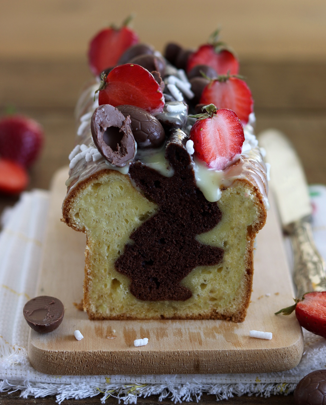 Plumcake con sorpresa senza glutine con Miscela Oro Dolci - La Cassata Celiaca Plumcake con sorpresa senza glutine con Miscela Oro Dolci - La Cassata Celiaca