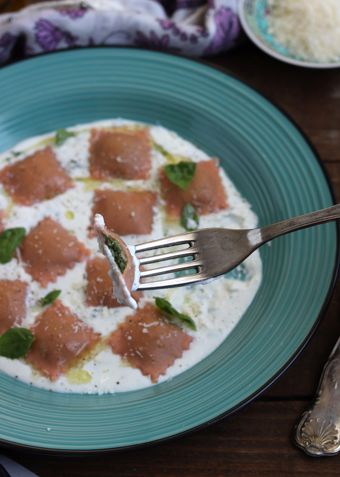 Ravioli rosa senza glutine e senza bilancia - La Cassata Celiaca