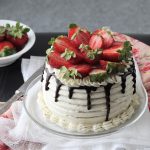 Torta con fragole e mascarpone - La Cassata Celiaca