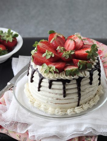 Torta con fragole e mascarpone - La Cassata Celiaca