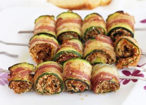 Involtini di zucchine e pancetta - La Cassata Celiaca 