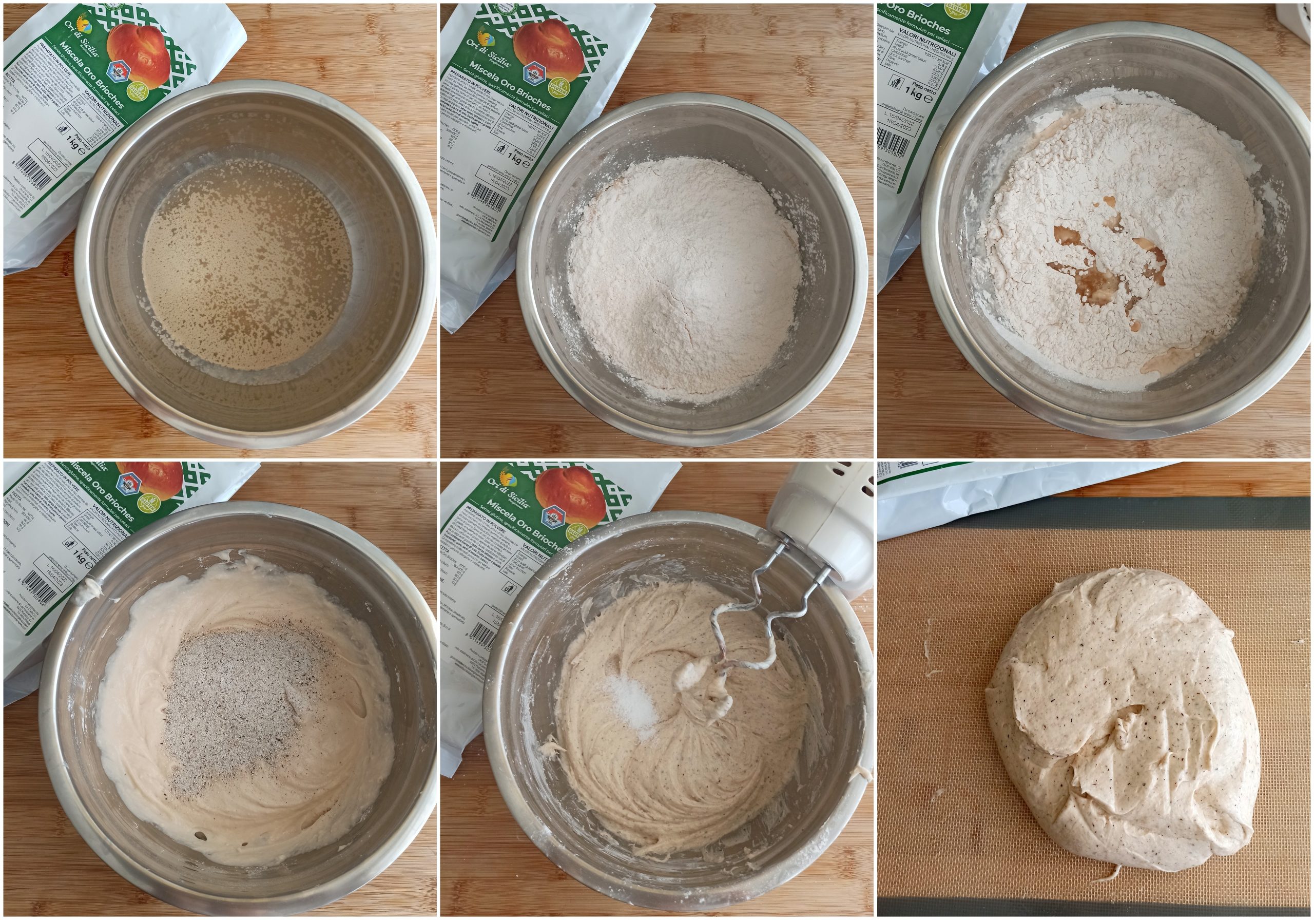 Pan bauletto integrale senza glutine con Miscela Oro Brioches - La Cassata Celiaca