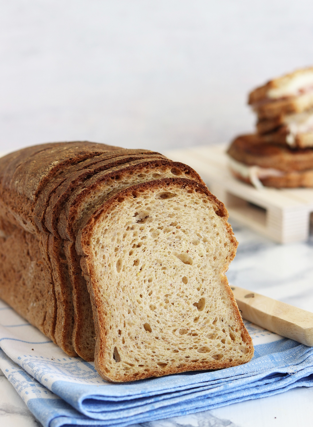 Pain de mie complet sans gluten - La Cassata Celiaca