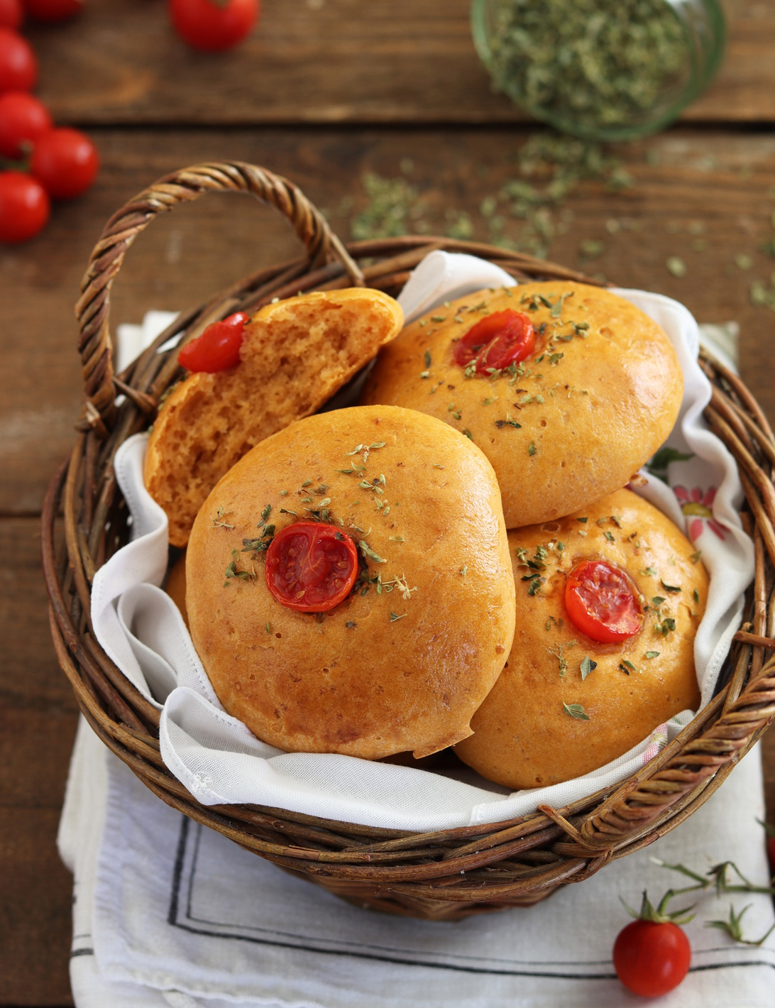 Petits pains à la tomate sans gluten - La Cassata Celiaca Petits pains à la tomate sans gluten - La Cassata Celiaca