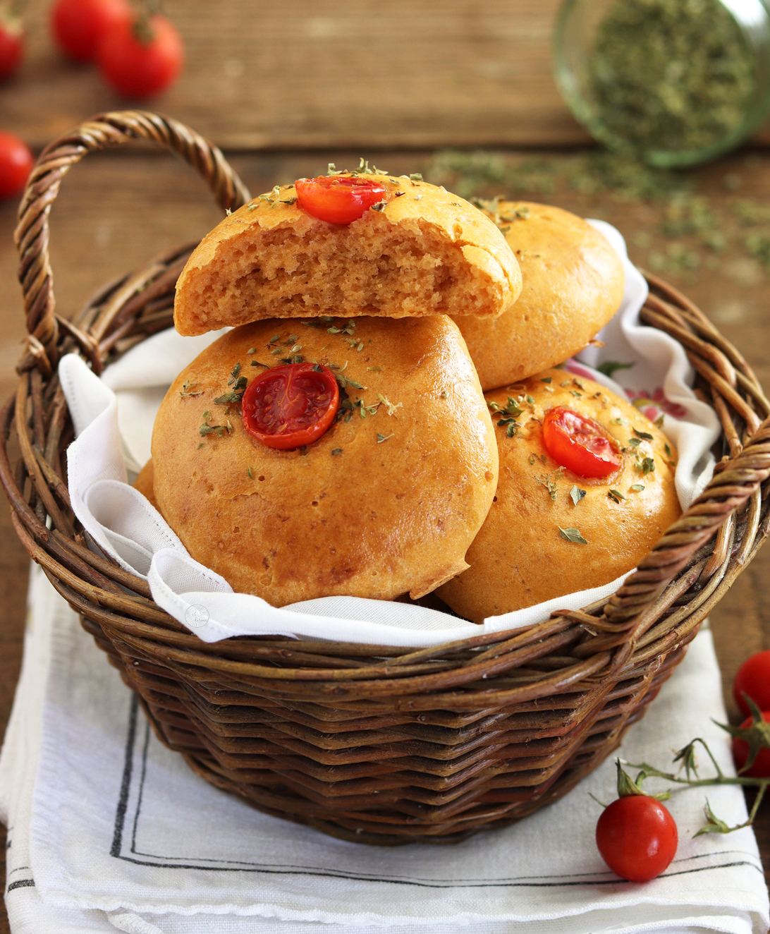 Petits pains à la tomate sans gluten - La Cassata Celiaca 