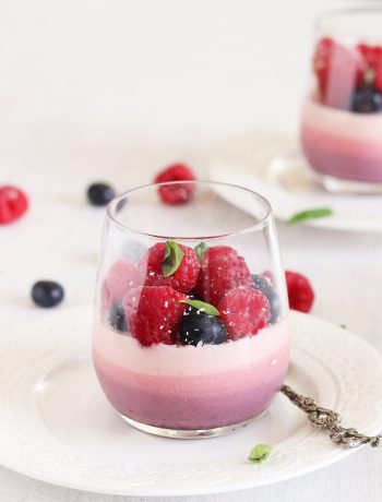 Panna cotta aux fruits - La Cassata Celiaca