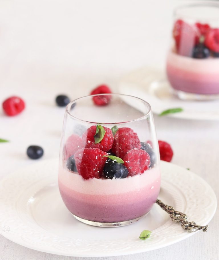 Panna cotta aux fruits - La Cassata Celiaca