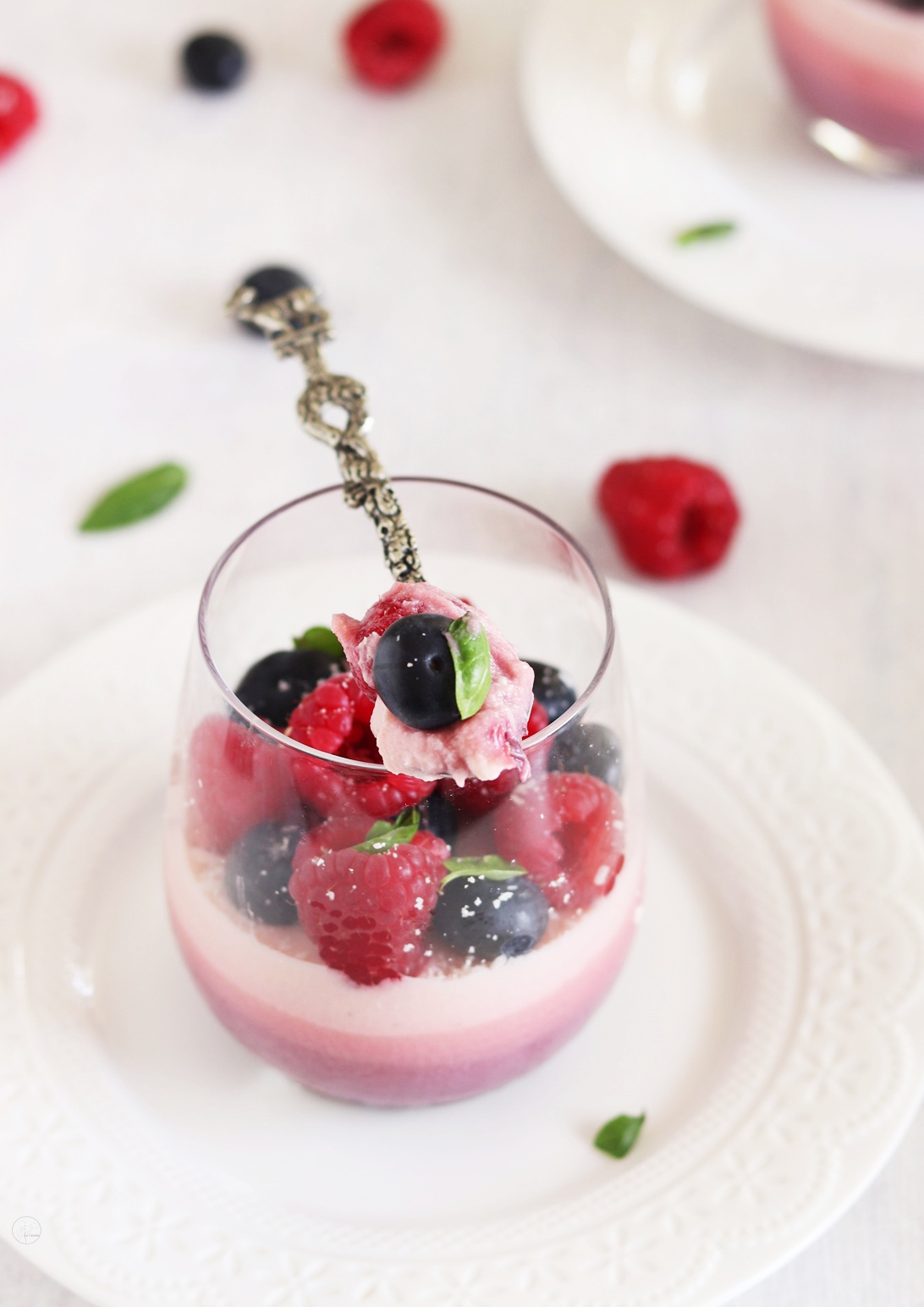 Panna cotta aux fruits - La Cassata Celiaca 