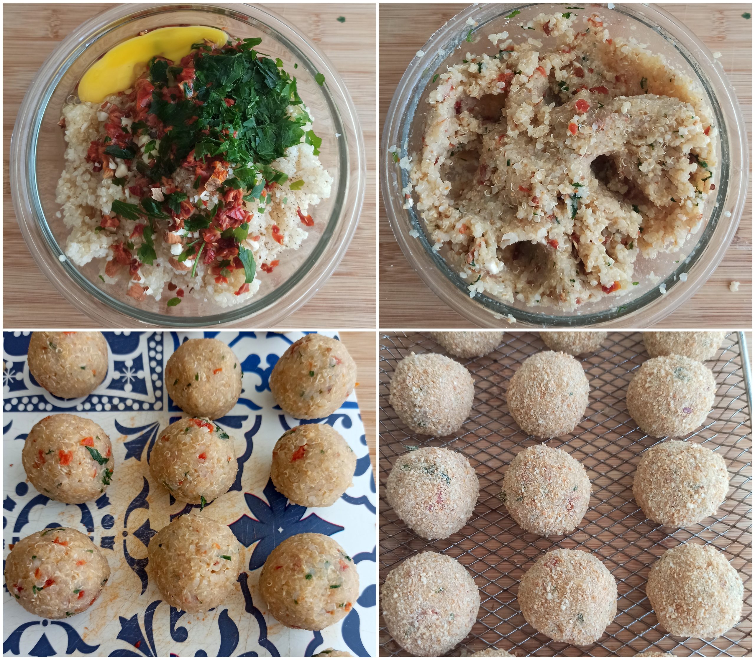 Boulettes de quinoa sans gluten - La Cassata Celiaca