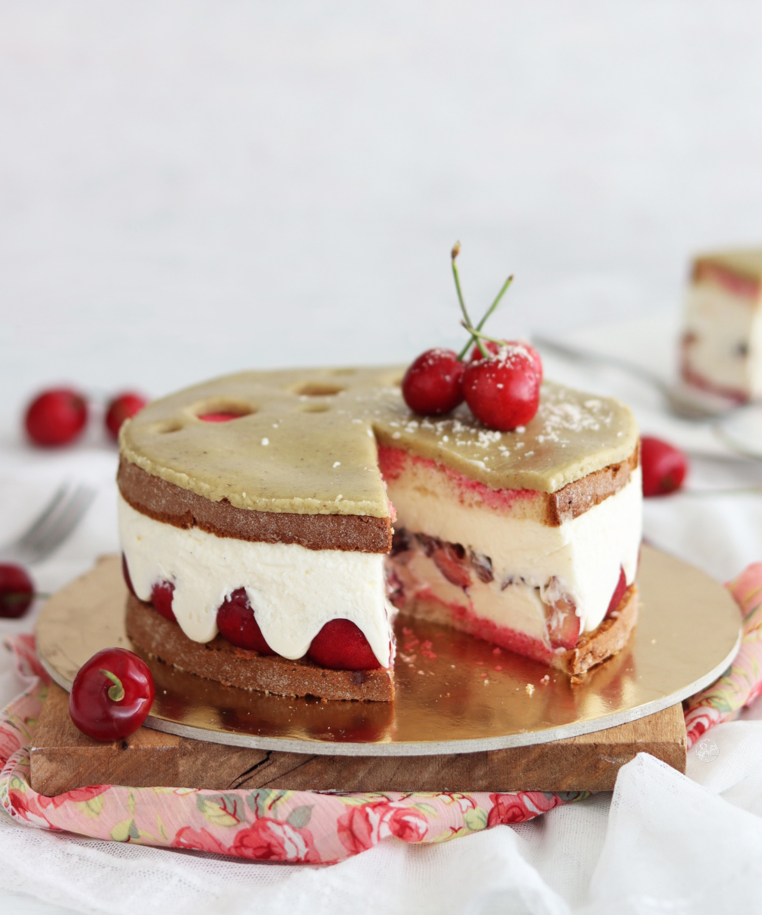 Gâteau aux cerises sans gluten - La Cassata Celiaca