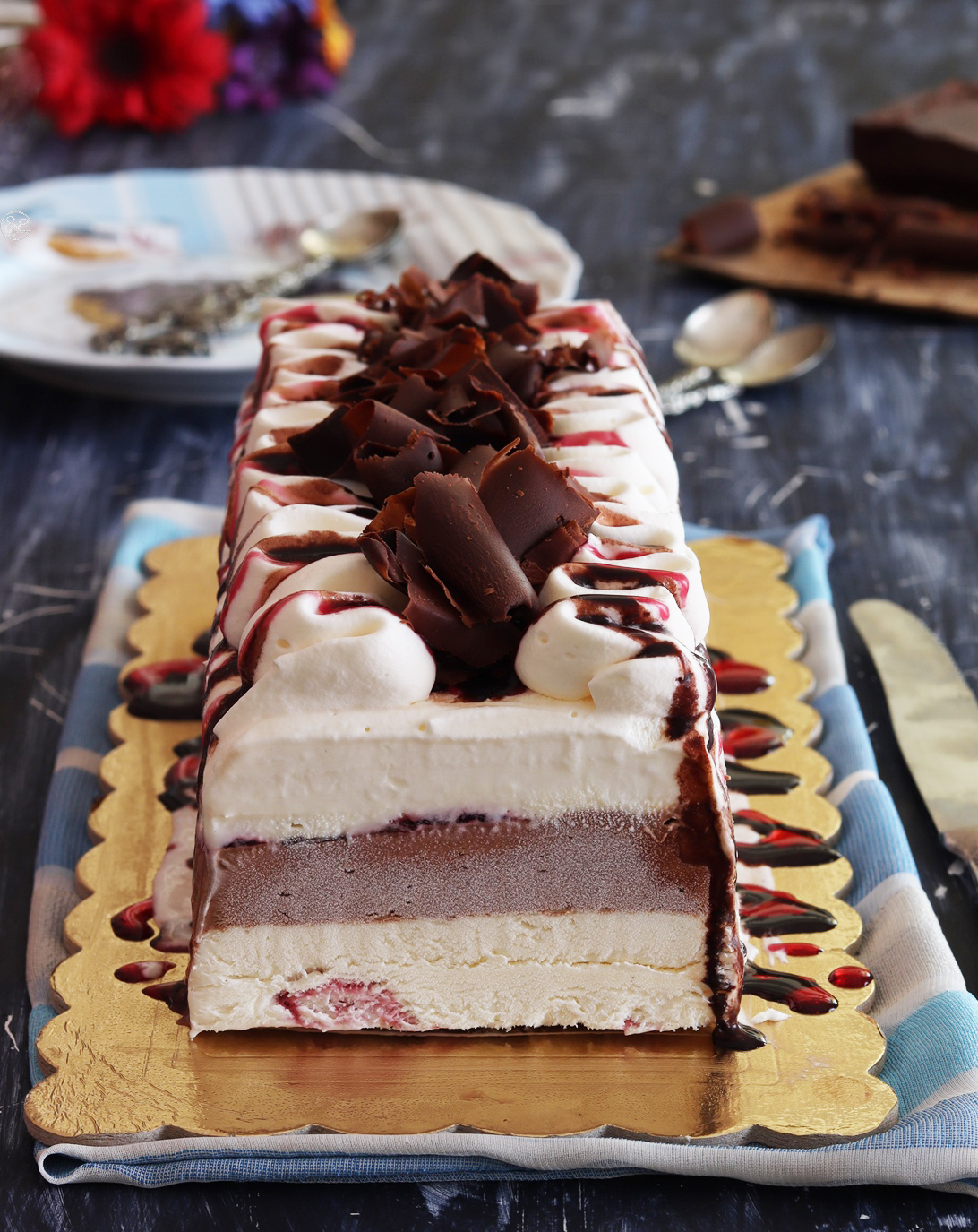 Bûche glacée sans sorbetière - La Cassata Celiaca