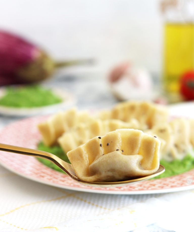 Ravioli aux aubergines sans gluten - La Cassata Celiaca