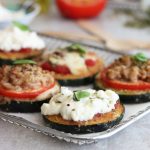 Mini pizza de courgette - La Cassata Celiaca