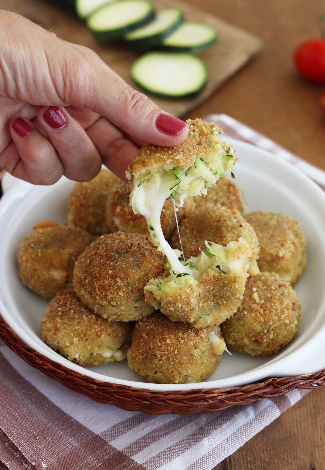 Boulettes de courgettes et pommes de terre - La Cassata Celiaca