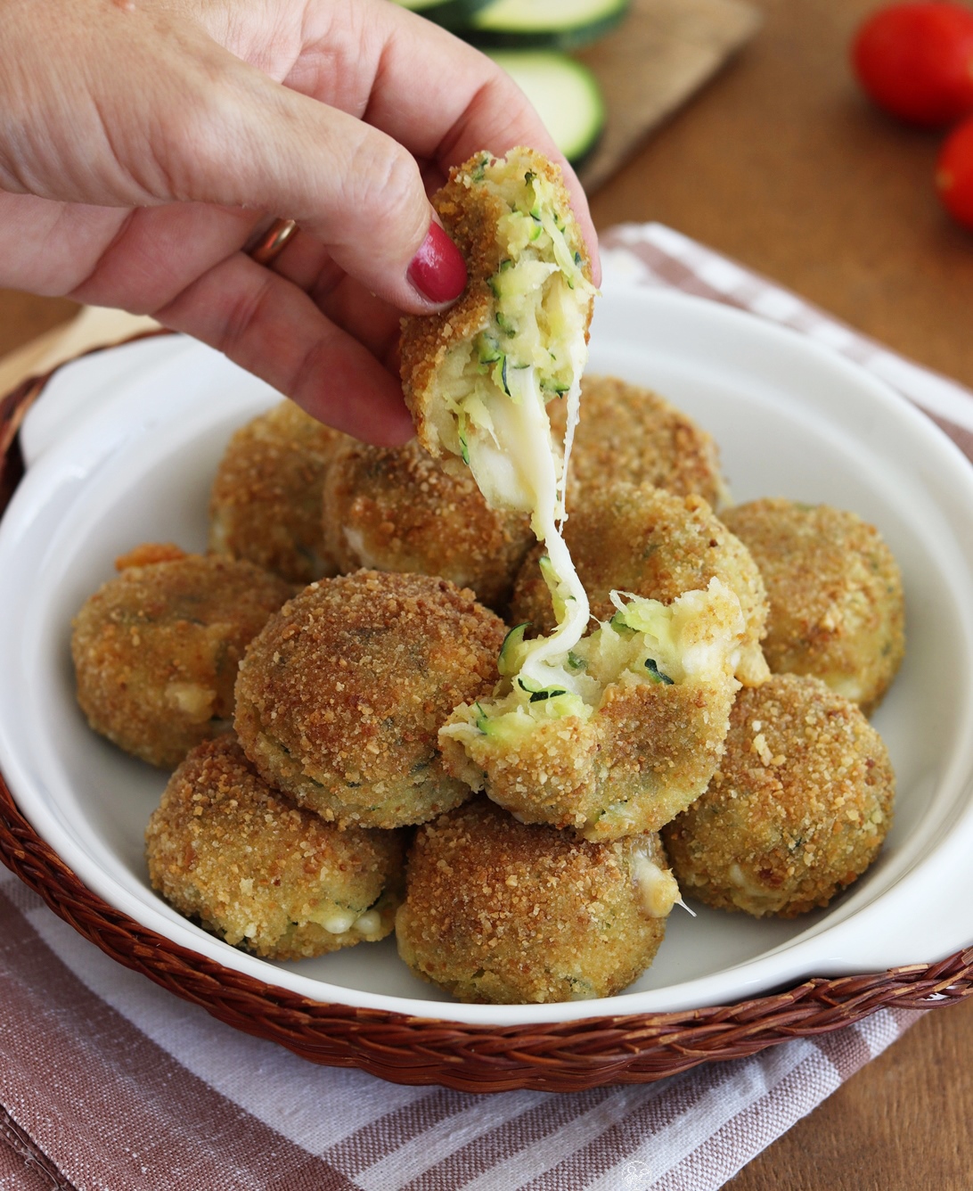 Polpette di zucchine e patate - La Cassata Celiaca