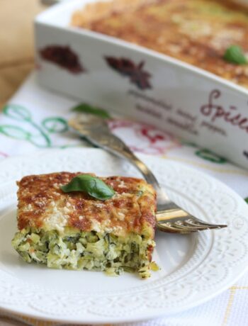 Flan de courgettes sans farine - La Cassata Celiaca