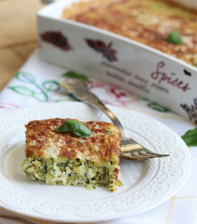 Flan di zucchine senza farina - La Cassata Celiaca