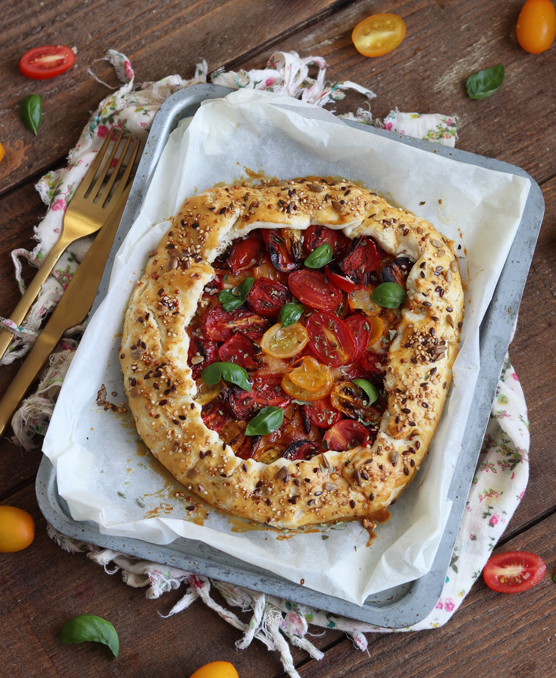 Galette ai pomodori senza glutine - La Cassata Celiaca