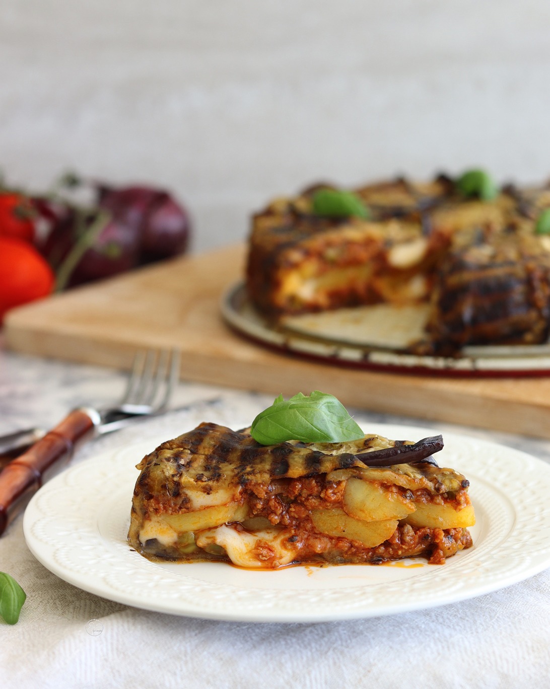 Gâteau d'aubergine et ragoût de viande - La Cassata Celiaca