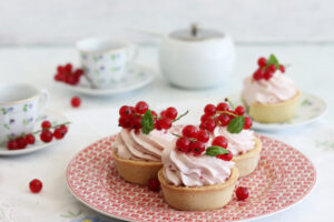 Tartellette ribes e lamponi senza glutine con farine naturali - La Cassata Celiaca