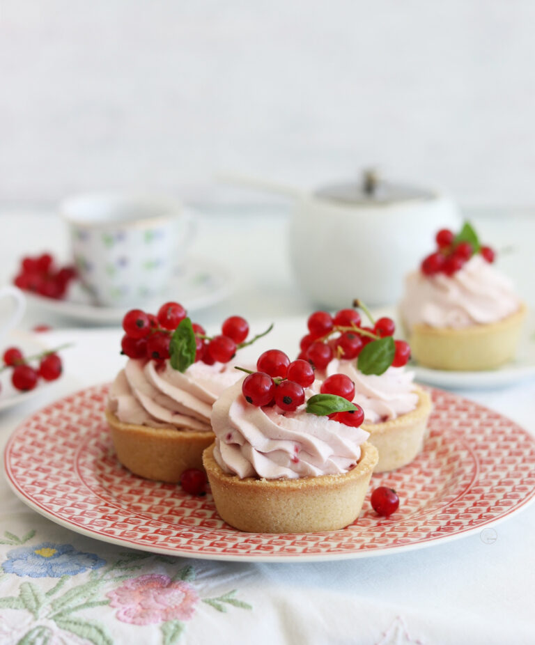 Tartelettes aux groseilles et framboises sans gluten - La Cassata Celiaca