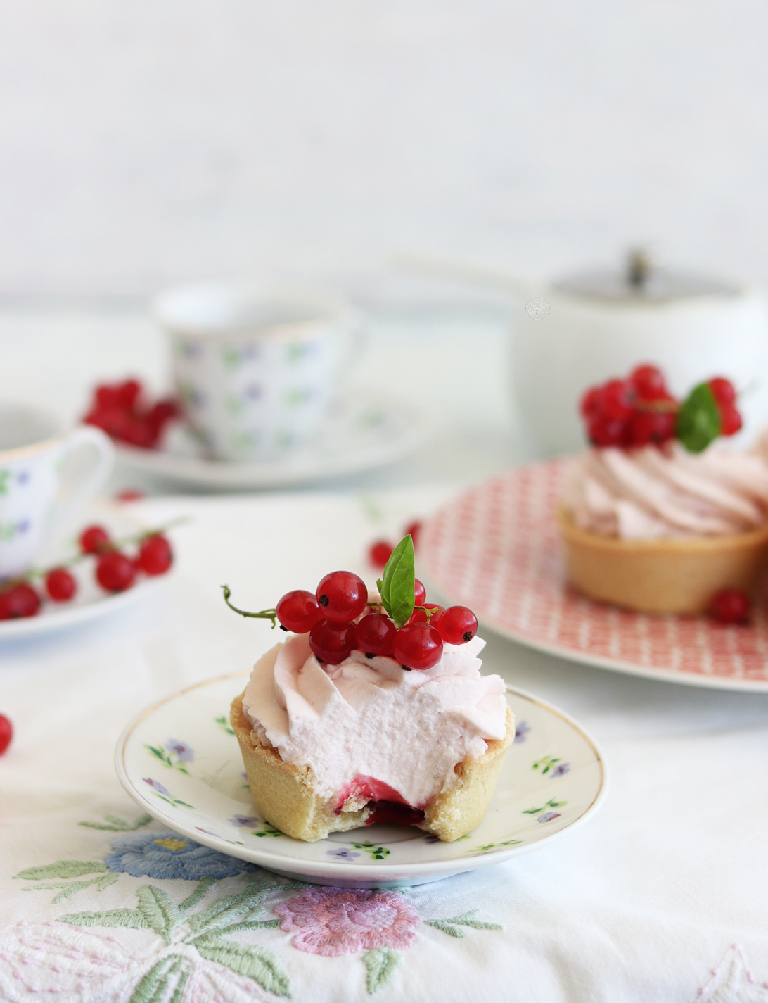 Tartellette ribes e lamponi senza glutine con farine naturali - La Cassata Celiaca