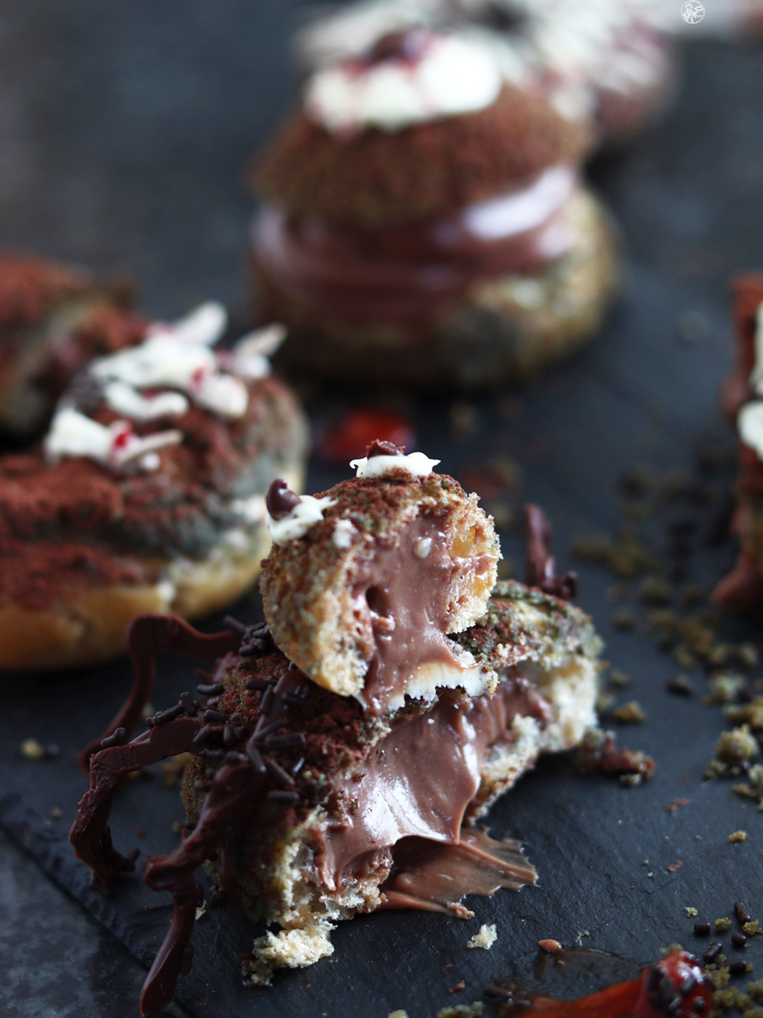 Choux monstrueux pour Halloween - La Cassata Celiaca