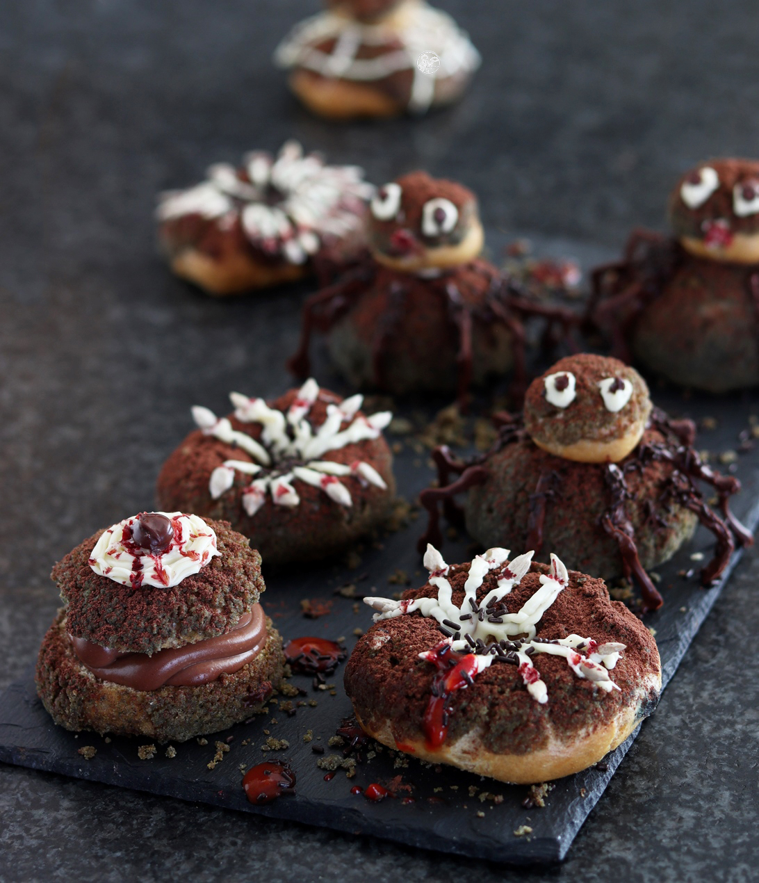 Choux monstrueux pour Halloween - La Cassata Celiaca