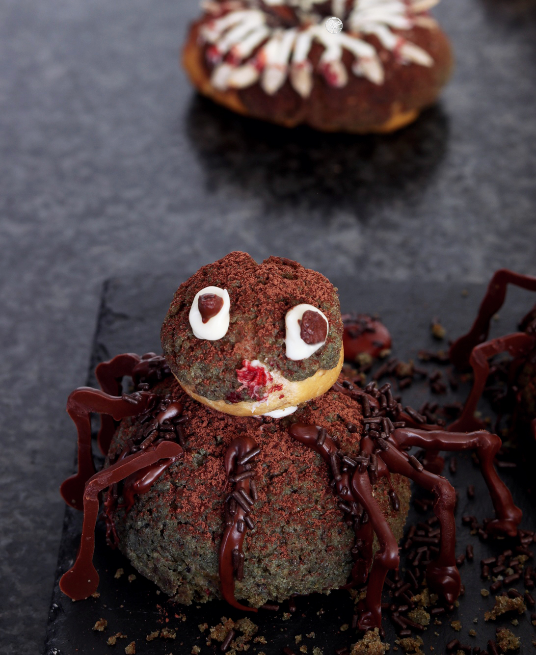 Choux monstrueux pour Halloween - La Cassata Celiaca