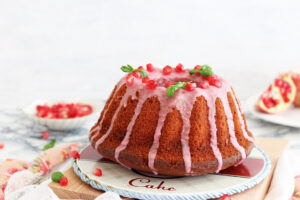 Ciambella alla melagrana senza glutine - La Cassata Celiaca