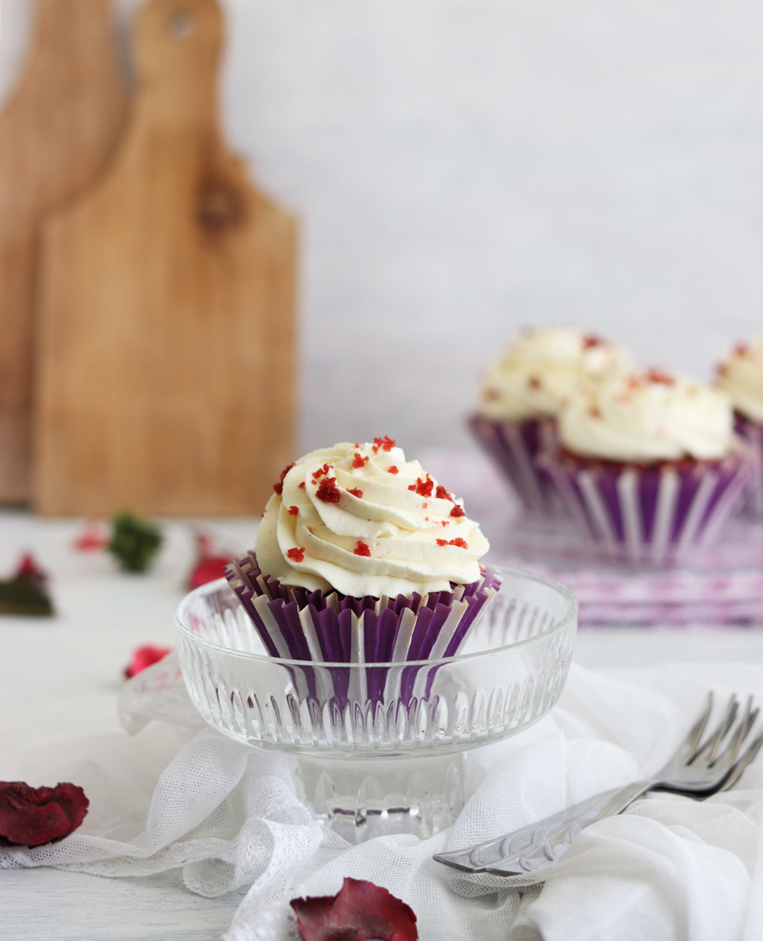 Red velvet cupcakes - La Cassata Celiaca