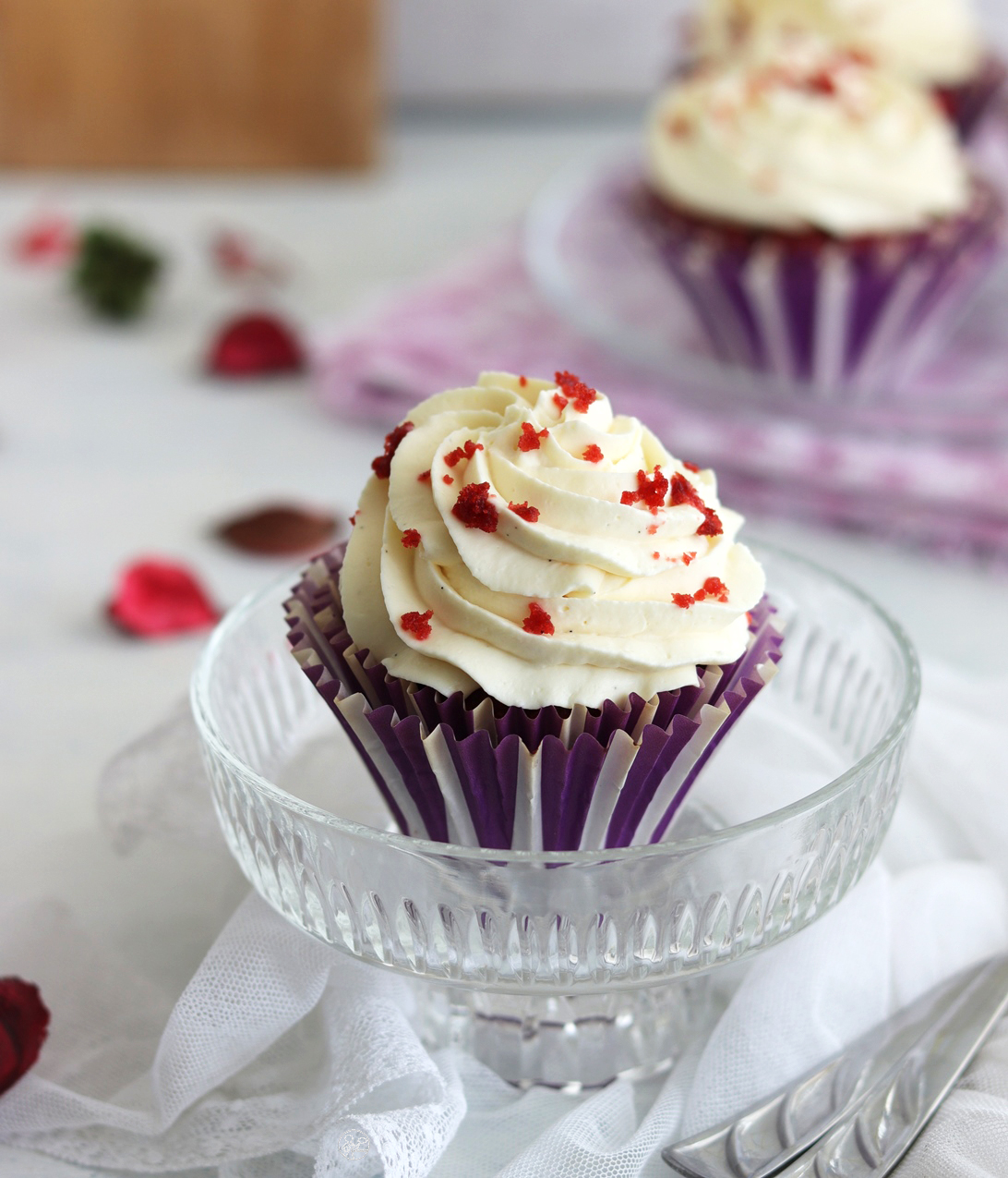 Red velvet cupcakes - La Cassata Celiaca