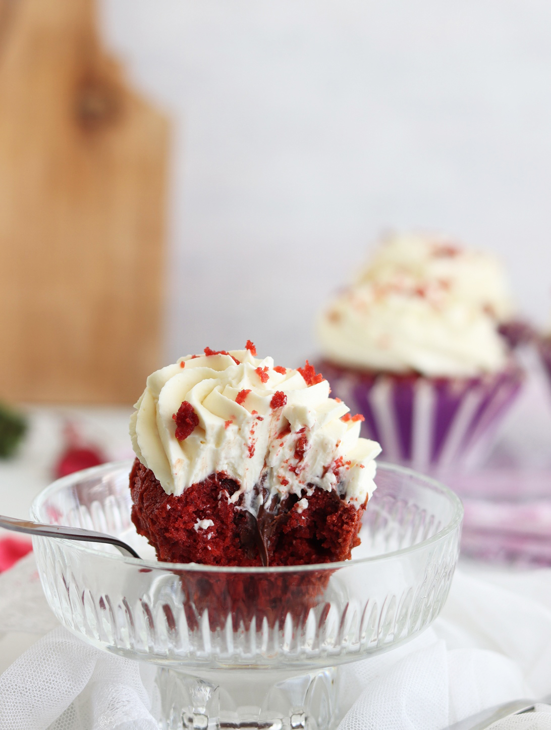 Red velvet cupcakes - La Cassata Celiaca