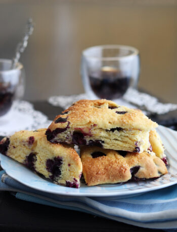 Scones aux myrtilles sans gluten - La Cassata Celiaca