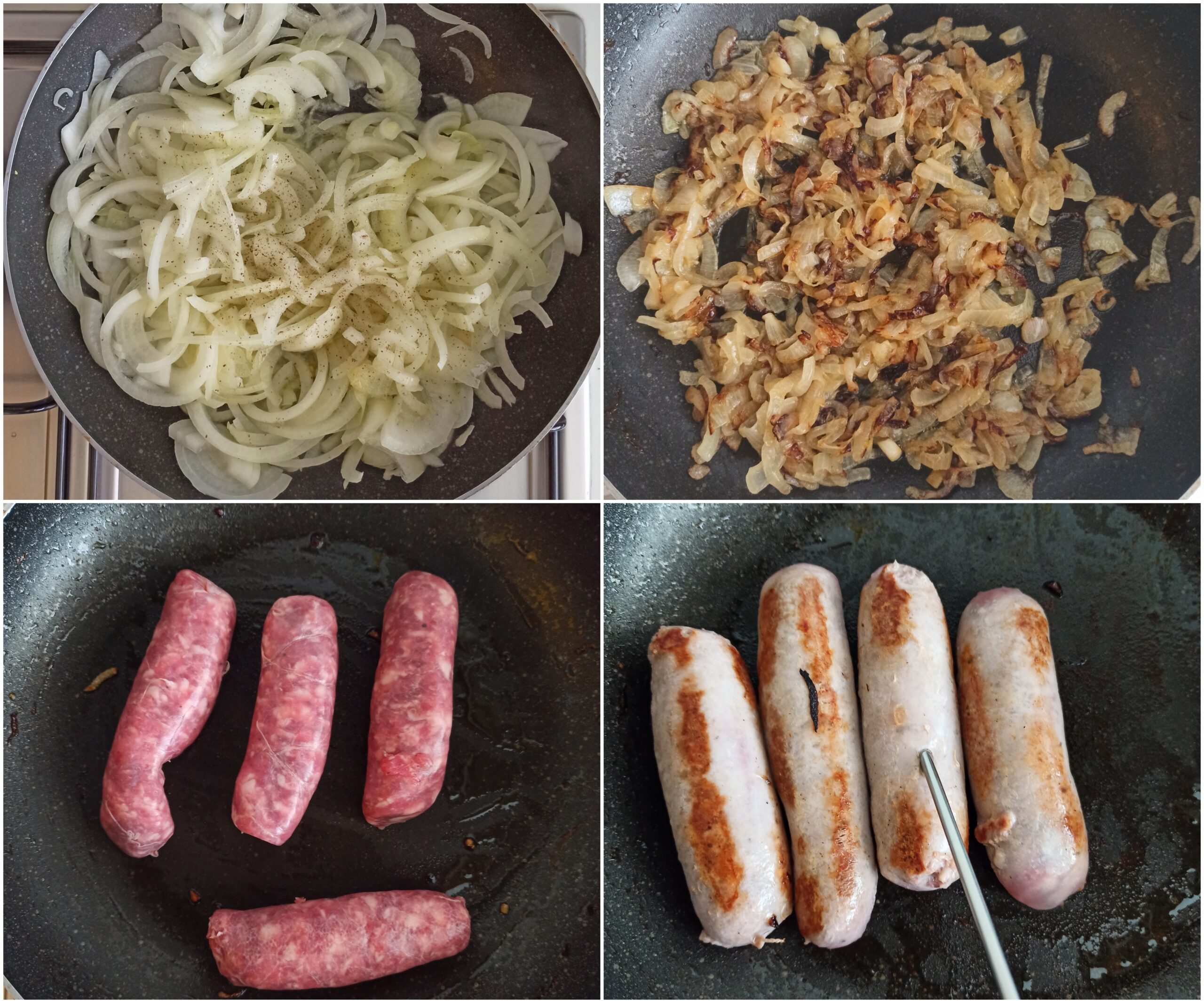 Hot Dog con salsiccia e cipolla senza glutine - La Cassata Celiaca