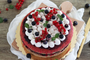 Torta al grano saraceno e mirtilli senza glutine - La Cassata Celiaca