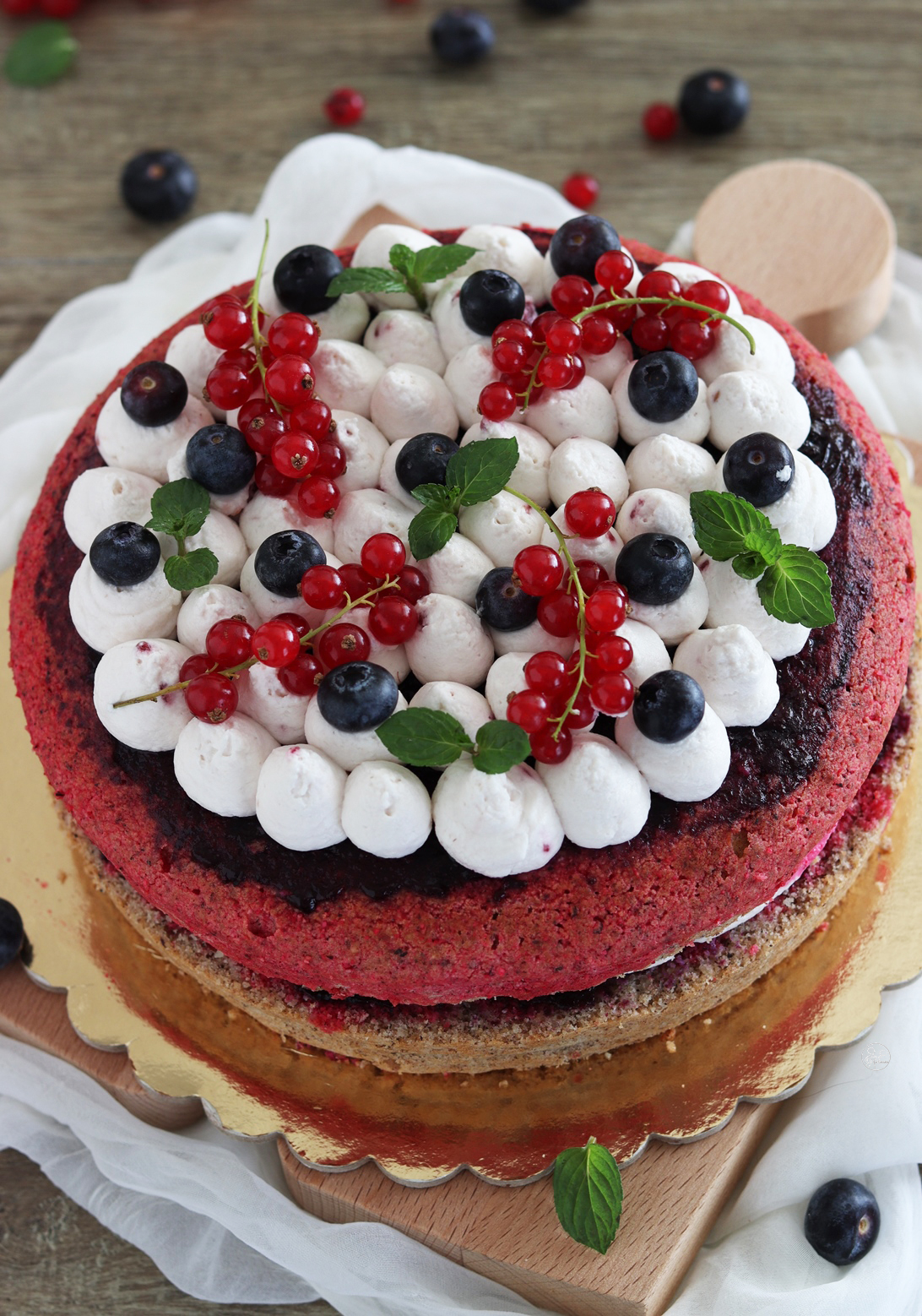 Torta al grano saraceno e mirtilli senza glutine - La Cassata Celiaca Torta al grano saraceno e mirtilli senza glutine - La Cassata Celiaca