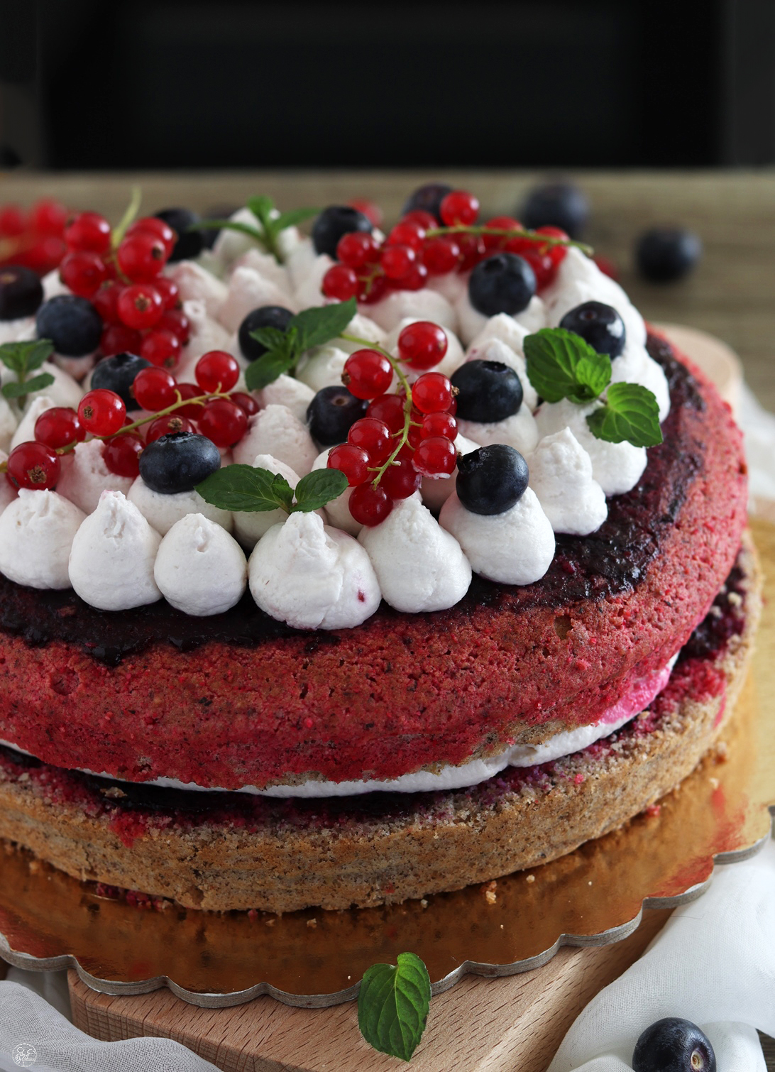 Torta al grano saraceno e mirtilli senza glutine - La Cassata Celiaca Torta al grano saraceno e mirtilli senza glutine - La Cassata Celiaca