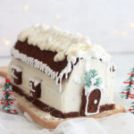 Maison de Noël en gâteau sans gluten - La Cassata Celiaca