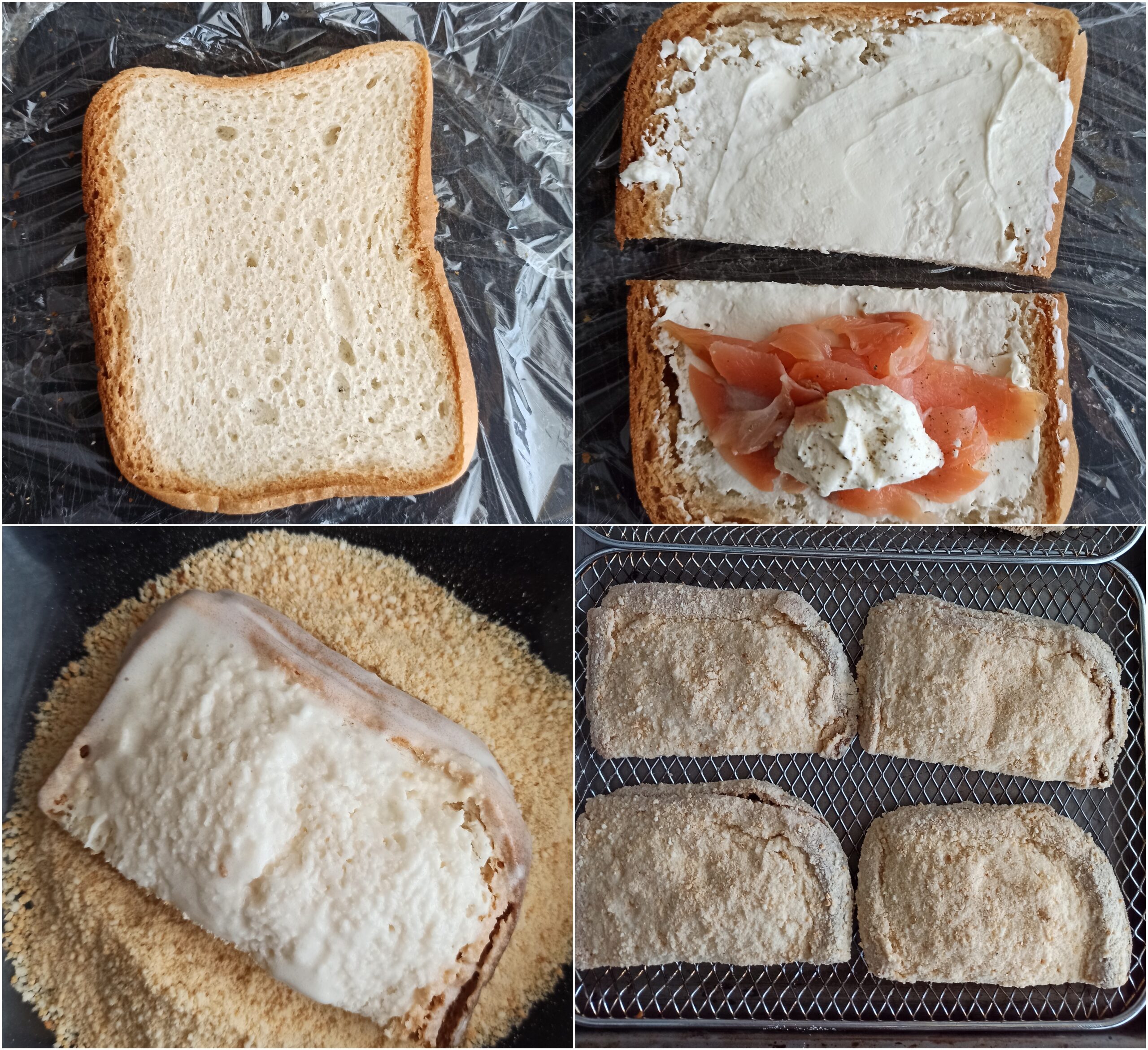 Crostini di pane con salmone senza glutine - La Cassata Celiaca