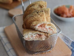 Crostini di pane con salmone senza glutine - La Cassata Celiaca