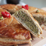 Galette des rois pistache framboise sans gluten - La Cassata Celiaca